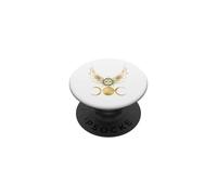 Gótico Goth Negro Calavera Muerte, Calavera Punk Oscuro PopSockets PopGrip Adhesivo