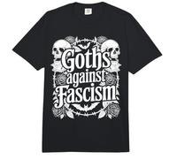 Gótico Gótico Ocultismo Godos contra Fascismo Comfort Colors Adult Heavyweight T-Shirt