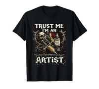 Gótico Grunge Confía en Mí Soy un Artista T Camiseta