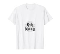 Gótico Mamá Telaraña Gótico Camiseta gráfica económica, Hombre, Blanco, M