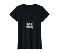 Gótico Mamá Telaraña Gótico Camiseta gráfica económica, Mujer, Negro, L
