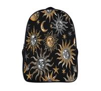 Gótico Mochila Escolar Con Luna And Sol Mochila Niños Mochila Viajes Deportivos Mochilas De Regreso A La Escuela Adolescentes Niños Niños Y Niñas Regalos 16inch