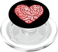 gótico San Valentín en Forma de corazón Cerebro Espeluznante Espeluznante anatómico PopSockets PopGrip para MagSafe