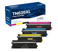 GOTOBY TN635XL - Cartucho de tóner compatible con Brother TN635 TN635XXL para impresora MFC-L8930CDW HL-L8430CDW MFC-L8730CDW HL-L8570CDW MFC-L8970CDW (paquete de 4)