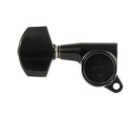 Gotoh Schaller-Style - Clavijas de afinación (3 izquierda y 3 derecha), color negro