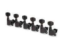 Gotoh Schaller-Style - Máquinas de afinación de perilla (6 en línea), color negro