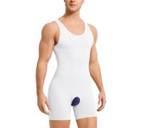 Gotoly Camiseta Reductora Hombre Elástica Faja Reductora Adelgazante Camisetas de Compresión Abdomen Cintura Body Shaper