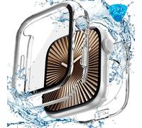 Goton - Funda rígida Impermeable con Vidrio Templado Compatible con Apple Watch Series 10 (2024) de 46 mm, Funda Protectora Ultrafina de 360° para iWatch