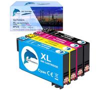 GoToners Cartuchos XL compatibles con Epson 405 / 405XL Multipack para impresoras Workforce Pro WF-4820 WF-3820 WF-4830 WF-3825 WF-4825 WF-7840 WF-7830 WF-7835 (4 unidades)