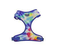 Gotoo Arnes ajustable estampado azul tie dye para perro