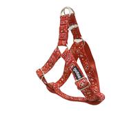 Gotoo Arnés estampado cachemira rojo para perros
