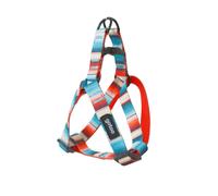 Gotoo Arnés estampado de rayas multicolor para perros