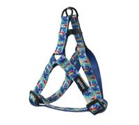 Gotoo Arnés estampado tie die azul para perro