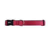 Gotoo Collar de nylon reflectante rosa para perros