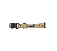 Gotoo Collar estampado marrón para perros