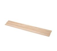 GOTOTOP 10 Piezas Varillas de Madera de Abedul Blanco Palos para Manualidades 4 Mm X 30 Cm Palos de Madera sin Terminar para Manualidades DIY Modelado Proyectos de Aula y Decoraciones Hechas a Mano