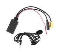 GOTOTOP Adaptador AUX Manos Libres de 59,1 Pulgadas con Micrófono, Adaptador de Cable de Audio para Automóvil Bluetooth, Adecuado para 159 Grande Punto