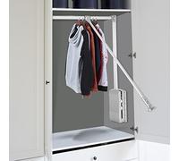 GOTOTOP - Barra de armario ajustable 450-1150 mm barra de armario plegable extensible (830-1150)