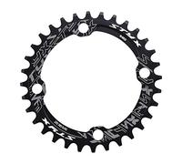 GOTOTOP Bike Cadena, 32/34/36/38T BCD 104 Bicicleta de montaña de Acero, Pieza de reparación, Color Negro, tamaño 34T, 0.11, 0.00 x 0.00 x 0.00inches