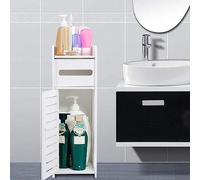 GOTOTOP Estante de Almacenamiento para Gabinete de Baño de 3 Niveles, Organizador de PVC para champú y Cosméticos, Diseño Que Ahorra Espacio para Baño y Uso Personal (S)