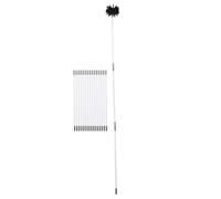 GOTOTOP Juego de Cepillos para Chimenea, Limpieza Eficaz, 18 Varillas Flexibles para Limpiador de Respiraderos de Chimenea (Black)