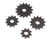 GOTOTOP Juego de Piñón de Cadena para Motor de Patinete, Repuesto Duradero para Motos de Cross de 47cc y 49cc, Material de Hierro
