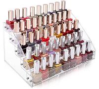 GOTOTOP - Organizador de esmaltes de uñas, transparente, acrílico, Five Layers