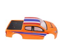 GOTOTOP RC Car Body PVC Clear Truck Body Cover 1 10 Escala 26 Cm Distancia Entre Ejes Carcasa del Cuerpo Pintable Reemplazo Liviano para Aficionados a Las Carreras Todoterreno Construcciones (Orange)