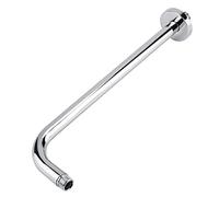 GOTOTOP Reemplazo del brazo de ducha de 16 pulgadas, Reemplazo del brazo de la cabeza de lluvia Extra-largo de acero inoxidable con brida, acabado cromado