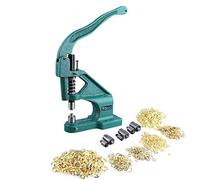 GOTOTOP - Remachadora profesional con 3 troqueles y 900 ojales de 6, 10 y 12 mm - Para artesanía, decoración, costuras, cortinas, ropa, etc