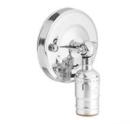 GOTOTOP Soporte de luz de Pared Vintage, E27 Edison Retro Lámpara de Pared de Metal Lámpara con Interruptor para Uso doméstico y decoración 220V(Plata)