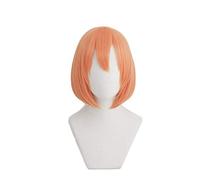 Gotoubun no Hanayome Nakano Yotsuba Orange Peluca Corta Traje de Cosplay Pelo Sintético Resistente al Calor Mujeres Pelucas de Cosplay MZ-1371
