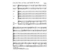 Gott, der Herr, ist Sonn und Schild - SATB, 2 Recorders c2, Cello/Bass and Organ [2 Vl] - SCORE
