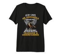 Gott Gave His Archangel Weapons Camiseta Premium