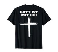 Gott ist mit Dir Glaube an Gott (auf Dem Rücken) Camiseta