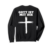 Gott ist mit Dir Glaube an Gott (auf Dem Rücken) Sudadera