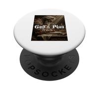Gottes Plan Werde reich oder stirb beim VersuchMemento Mori Hombres Mujeres PopSockets PopGrip Adhesivo