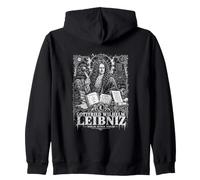 Gottfried Wilhelm Leibniz Mundos Dentro de Mundos Sudadera con Capucha