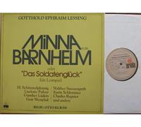 GOTTHOLD EPHRAIM LESSING / MINNA von BARNHEIM / oder "Das Soldatenglück" Ein Lustspiel in 5 Aufzügen / ca. 1970 / Klapp-Bildhülle / ariola # 347682 und 347698 / Club-Edition / Deutsche Pressung / 12" Doppel Langspiel Schallplatte / H. Schimmelpfennig / Liselotte Pulver / Günther Lüders / Gert Westphal / Walther Suessenguth / Karin Schlemmer / Charles Regnier und andere / REGIE: OTTO KURTH