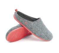 Gottstein Pantuflas de fieltro Wool Slide-In, Re Anthracite Raspberry, 39 EU