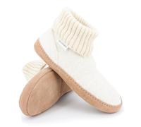 Gottstein Zapatillas de casa Dakota de 100% lana virgen - Zapatillas de fieltro para hombre y mujer, Mela de arena clara, 36 EU