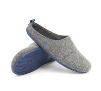 Gottstein Zapatillas de estar por casa de fieltro Wool Slide-in para hombre y mujer - Zapatillas de estar por casa de 100% lana virgen con plantilla anatómica - Pantuflas con suela de goma para