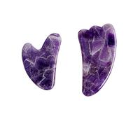 Gouache Amethyst Natural Stone Facial Massager Jade Roller Gua Sha Set Scraper For Face,type 7