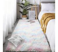 GOUBAN Imitación Mullida Alfombras 180 x 380 cm Tie Dye Alfombra Extra Grande Dormitorio Talla para Dormitorio Matrimonio Infantil Juvenil y Salón, Multicolor