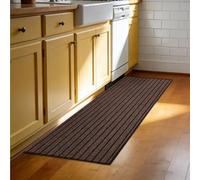 GOUBO Alfombra Antideslizante 65 x 82 cm para Una Entrada Limpia Alfombra de Puerta para Patio Varios Tamaños para Puerta Principal, Balcón, Jardín, marrón