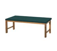 GOUBO Cojín para Banco 34 x 94 cm Suave, Lavable Cojín Banco de Jardín Base Antideslizante para Sala de Estar, Cocina, Pati, Verde