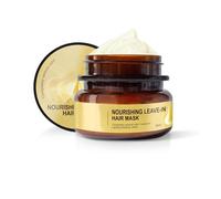 GOUDE Crema acondicionadora hidratante reparadora sin enjuague de 60ml, elimina completamente el olor, tratamiento para el cabello con brillo hidratante duradero (1PC)