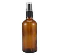 Goufride 100Ml Botella De Aerosol De Vidrio De Color Ámbar Con De Atomizador Negro, Recipiente Recargable Para Uso En Aceites Esenciales/Aromaterapia