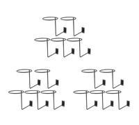 Goufride 15 soportes de metal para casco, ganchos de pared para abrigos, sombreros, gorras, etc. Accesorios mejorados para motocicleta