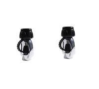 Goufride 2 adaptadores reguladores de 300 bar 4500 psi DIN a yugo, tanque de buceo, válvula de llenado de alta presión, estación DIN con tapa antipolvo